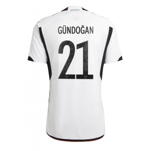 Tyskland Ilkay Gundogan #21 Replika Hjemmebanetrøje VM 2022 Kortærmet